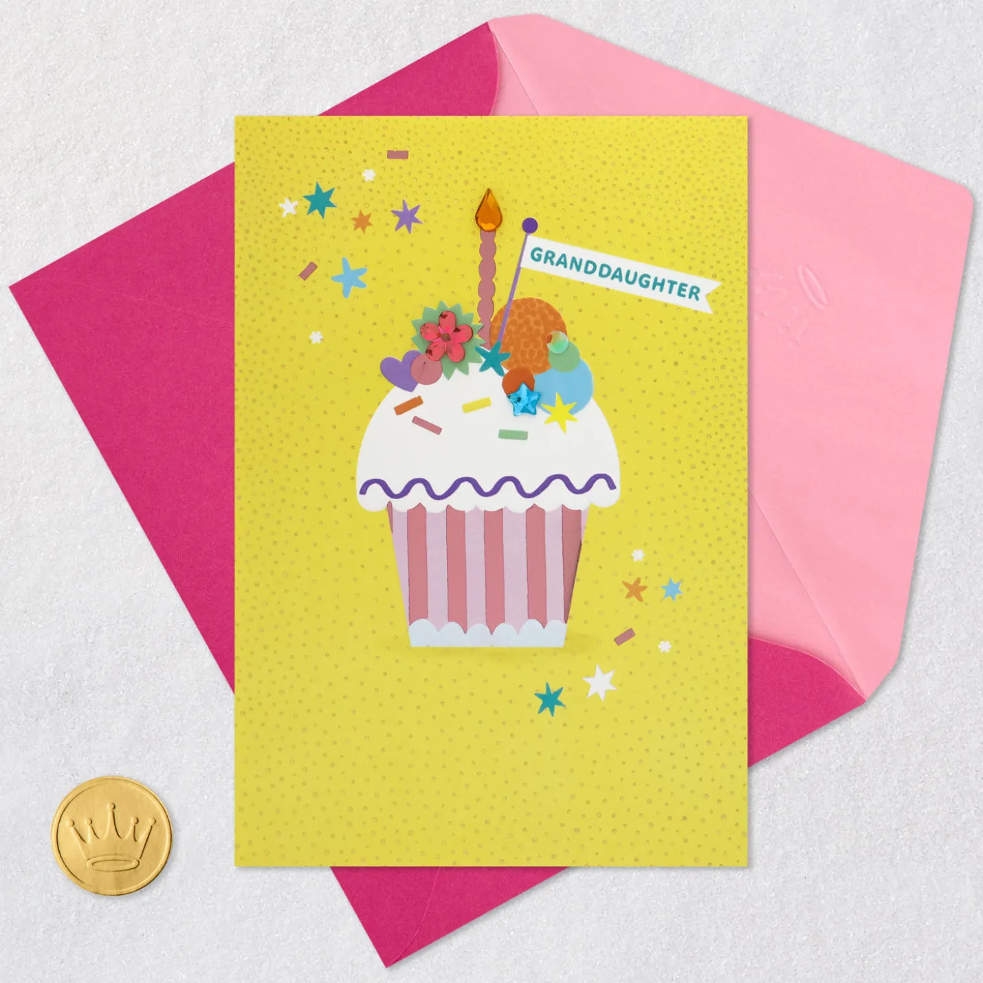 Sweet, Sparkly You Birthday Card for Granddaughter