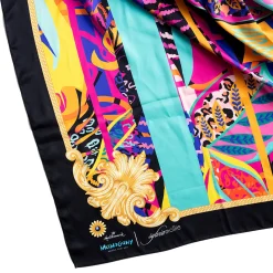 Sylvia Mollie Bold and Bright Abstract Scarf