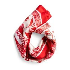 Sylvia Mollie Crimson and Cream Queen Fashion Scarf