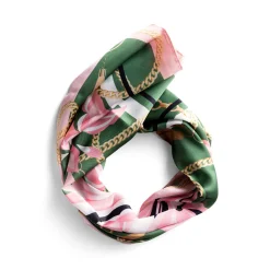 Sylvia Mollie Pink and Green Dream Fashion Scarf