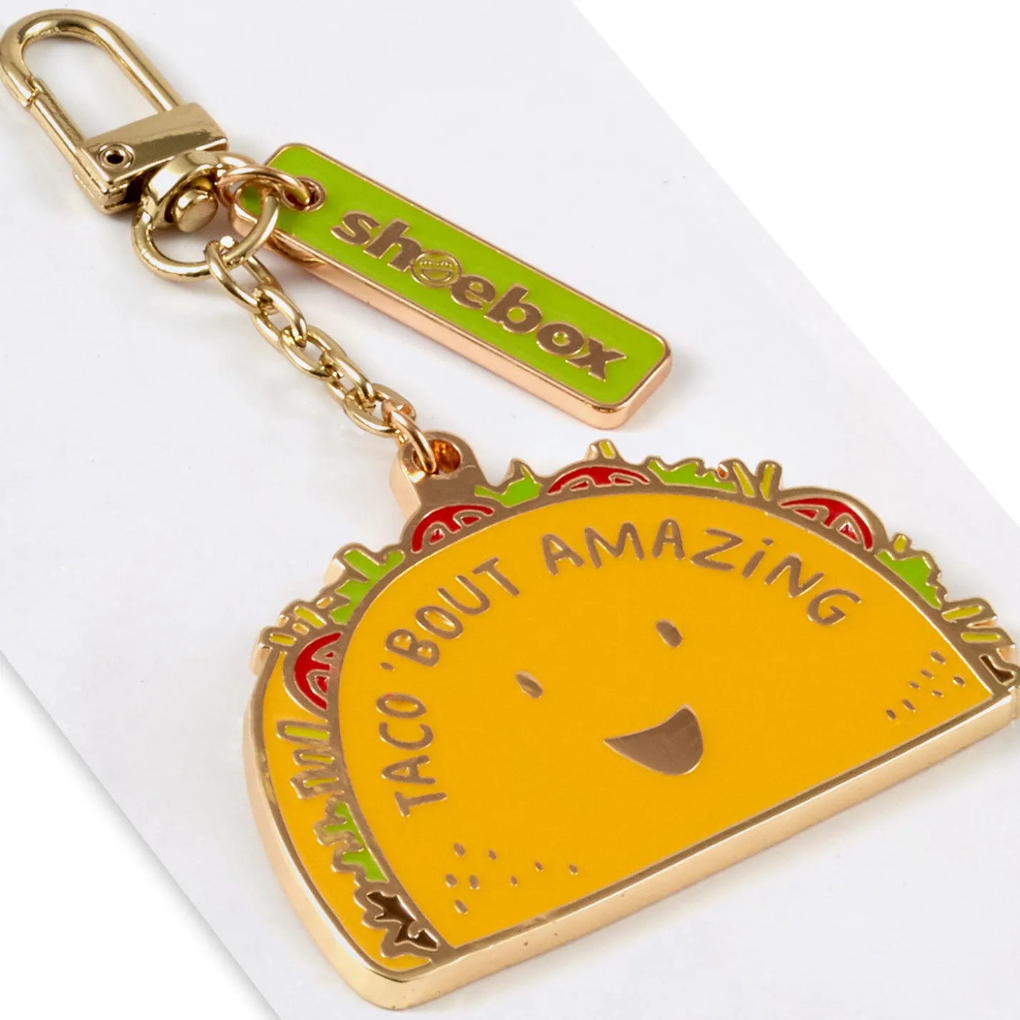 Taco 'Bout Amazing Taco Charm Keychain