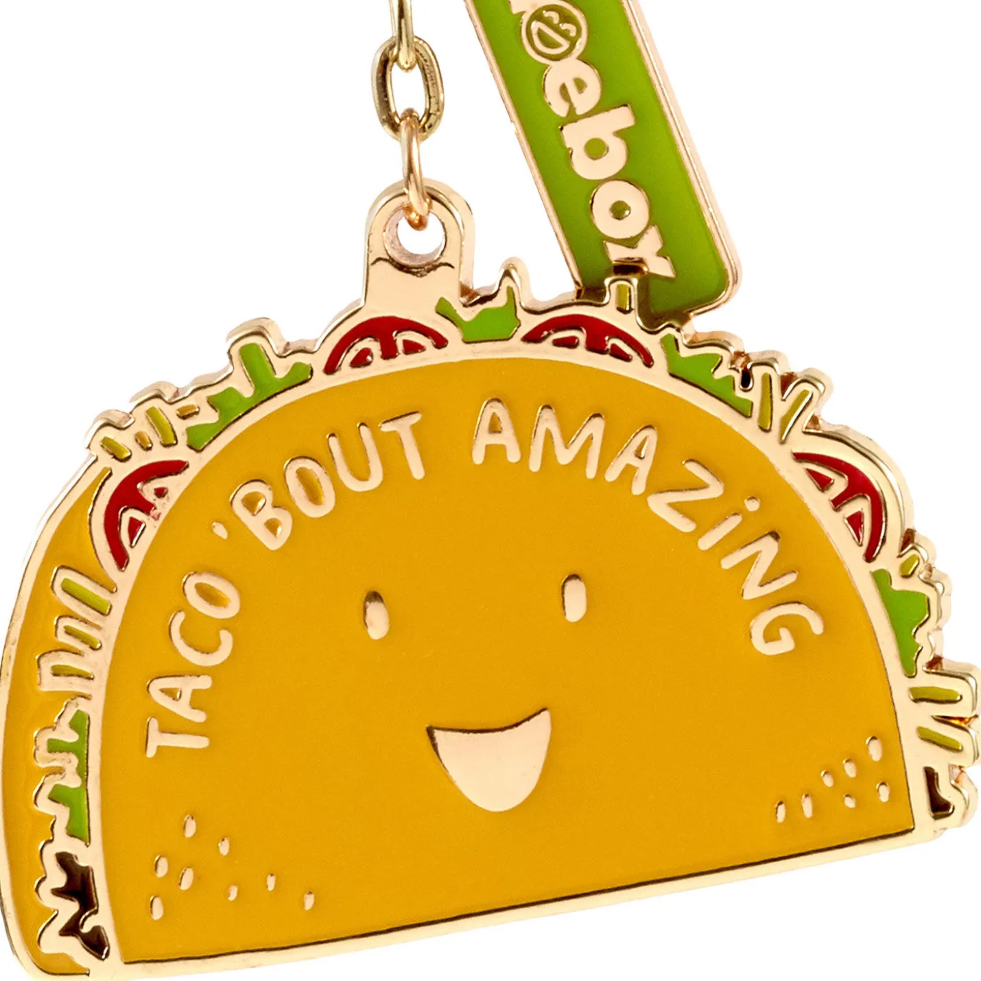 Taco 'Bout Amazing Taco Charm Keychain