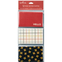 Tailored Charm Assorted Blank Mini Note Cards, Pack of 12