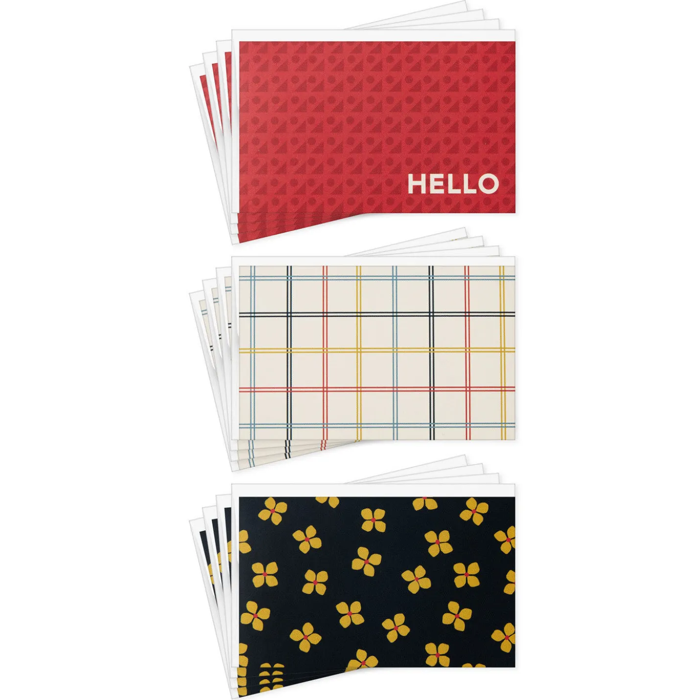 Tailored Charm Assorted Blank Mini Note Cards, Pack of 12