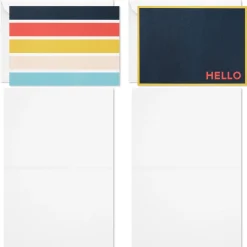 Tailored Graphics Assorted Blank Notes in Designed Box, Pack of 24