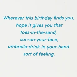 Take It Easy Birthday Card