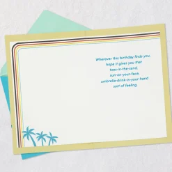 Take It Easy Birthday Card