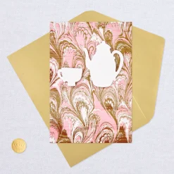 Tea Set Birthday Card