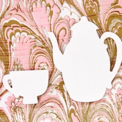 Tea Set Birthday Card