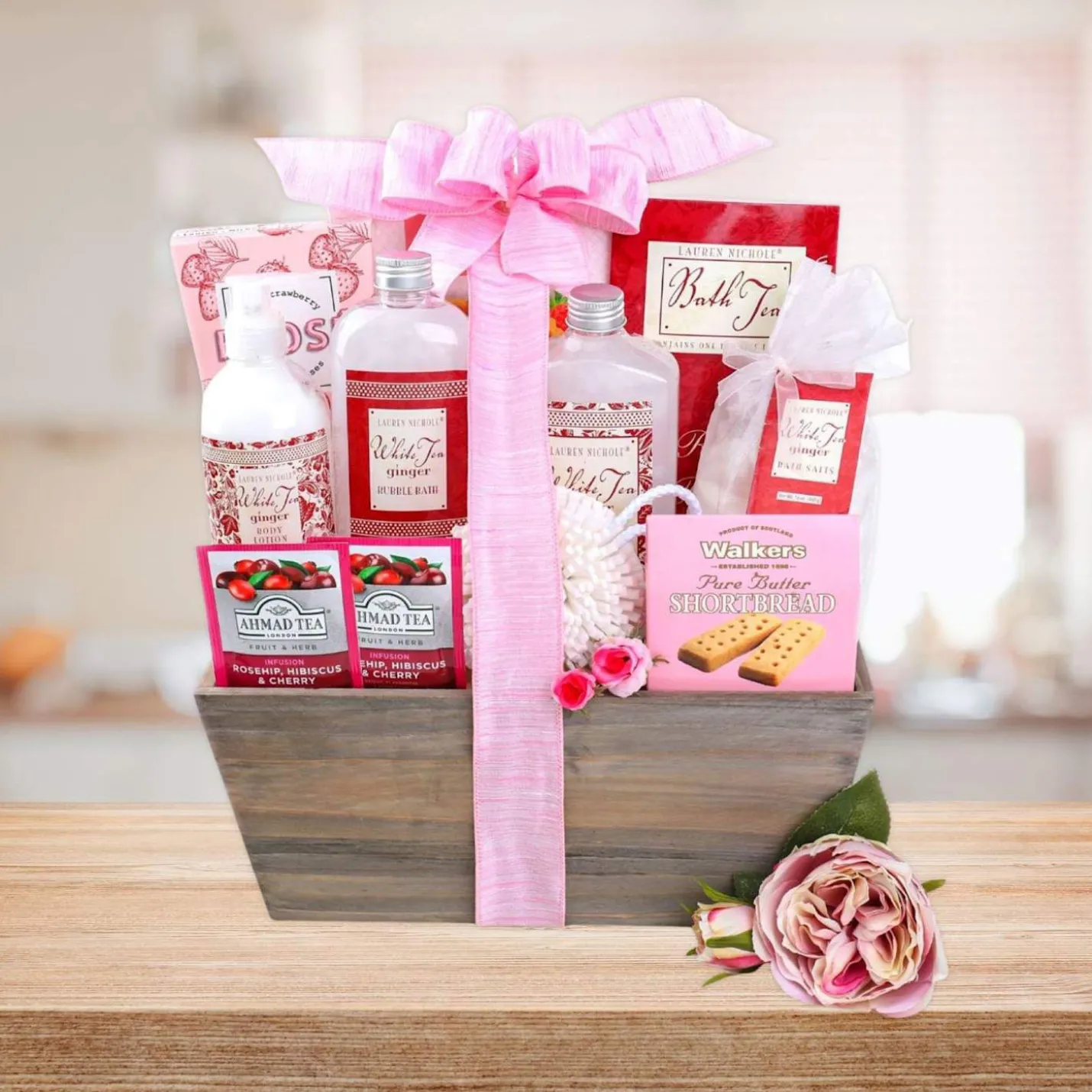 Tea & Tranquility Spa Gift Basket