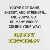 Terrific 10 Sports Jersey 10th Birthday Card