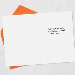 Terrifying Cat Funny Halloween Card