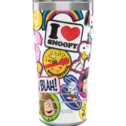 Tervis Peanuts Sticker Collage Stainless Steel Tumbler, 20 oz.