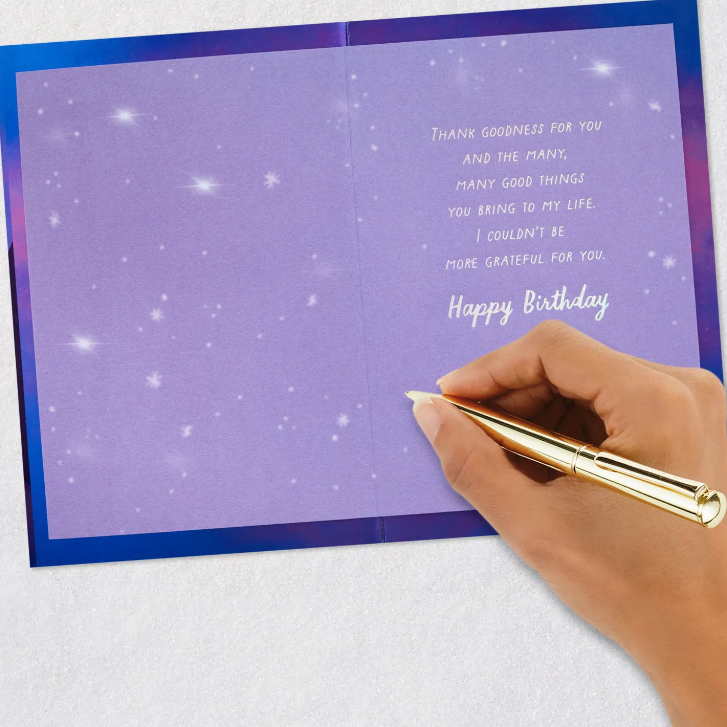 Thank Goodness for You Birthday Card for Friend