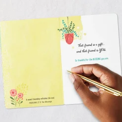 Thankful for the Blessing You Are Religious Encouragement Card for Friend