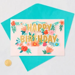 Thankful for You 3D Pop-Up Birthday Card