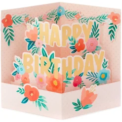 Thankful for You 3D Pop-Up Birthday Card