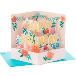 Thankful for You 3D Pop-Up Birthday Card
