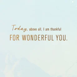 Thankful for Wonderful You Birthday Card for Husband