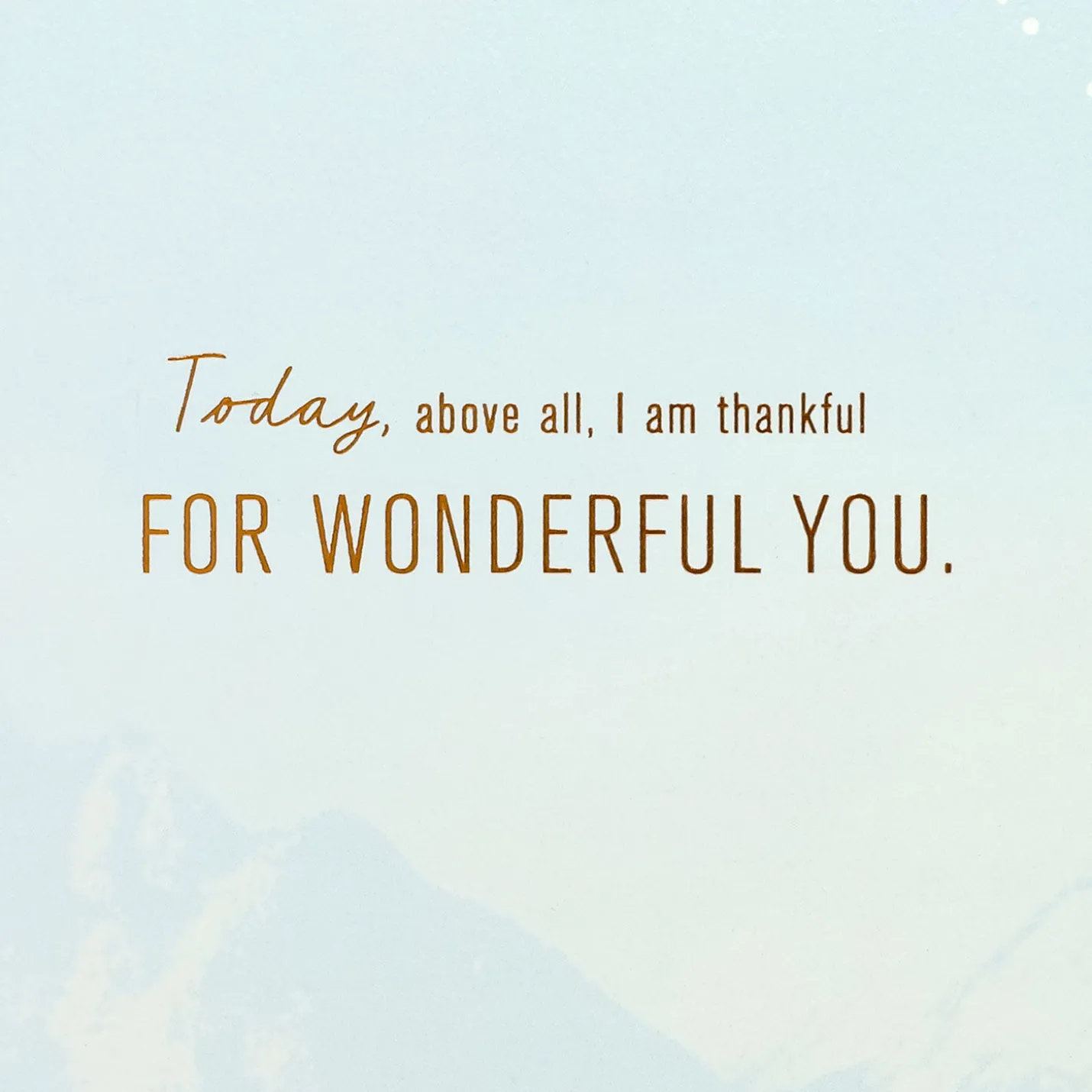 Thankful for Wonderful You Birthday Card for Husband