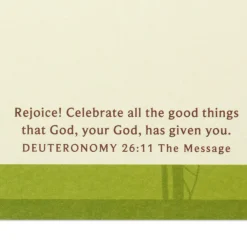 Thanking God for You Religious Birthday Card