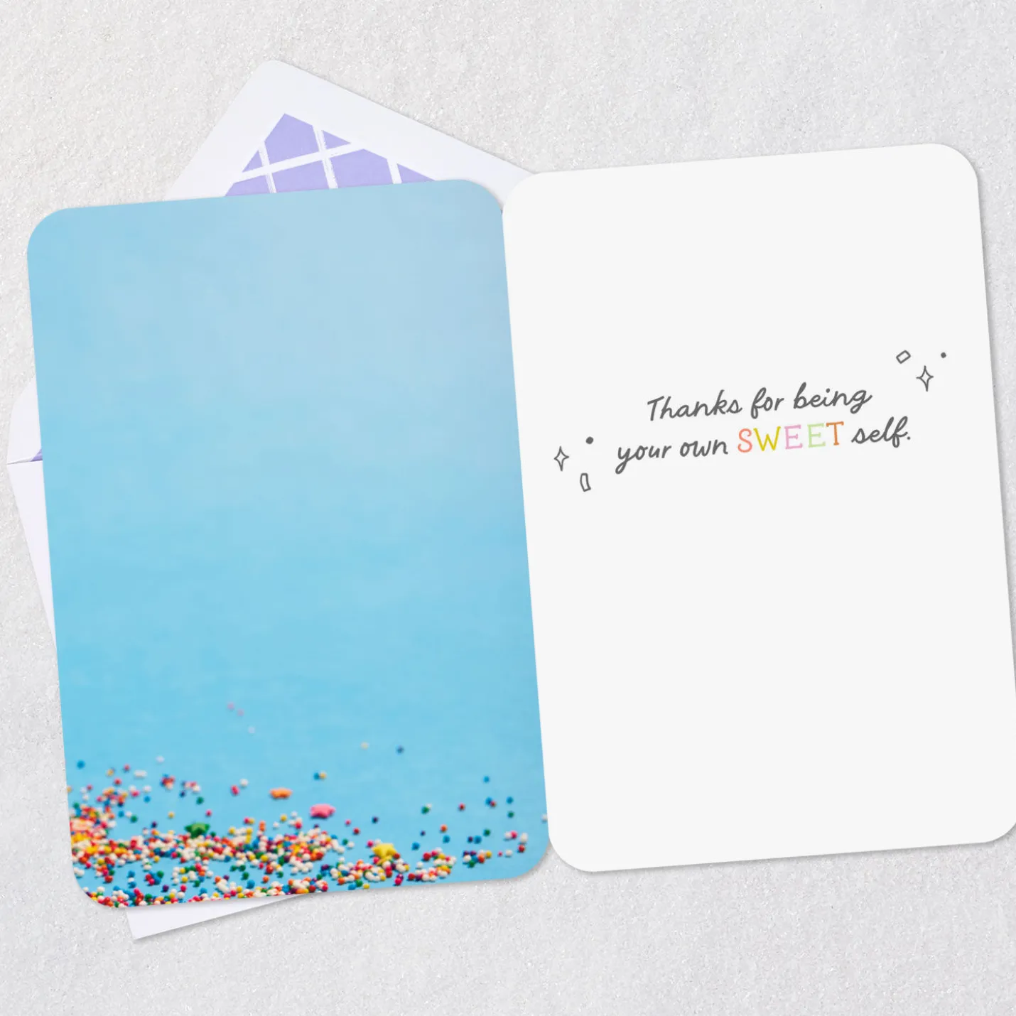 Thanks for Being a Sweet Friend Friendship Card