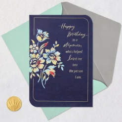 Thanks for Adding Extra Love to My Life Birthday Card for Stepmom