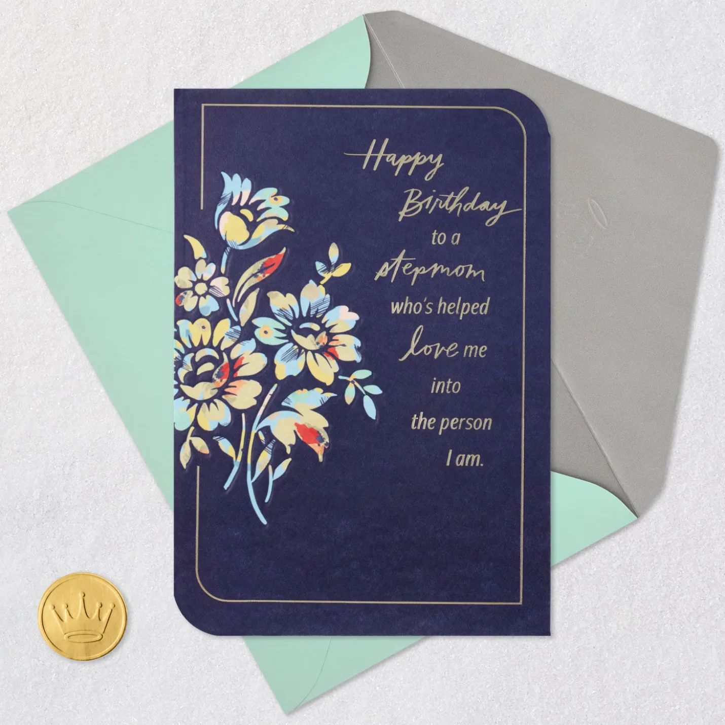 Thanks for Adding Extra Love to My Life Birthday Card for Stepmom