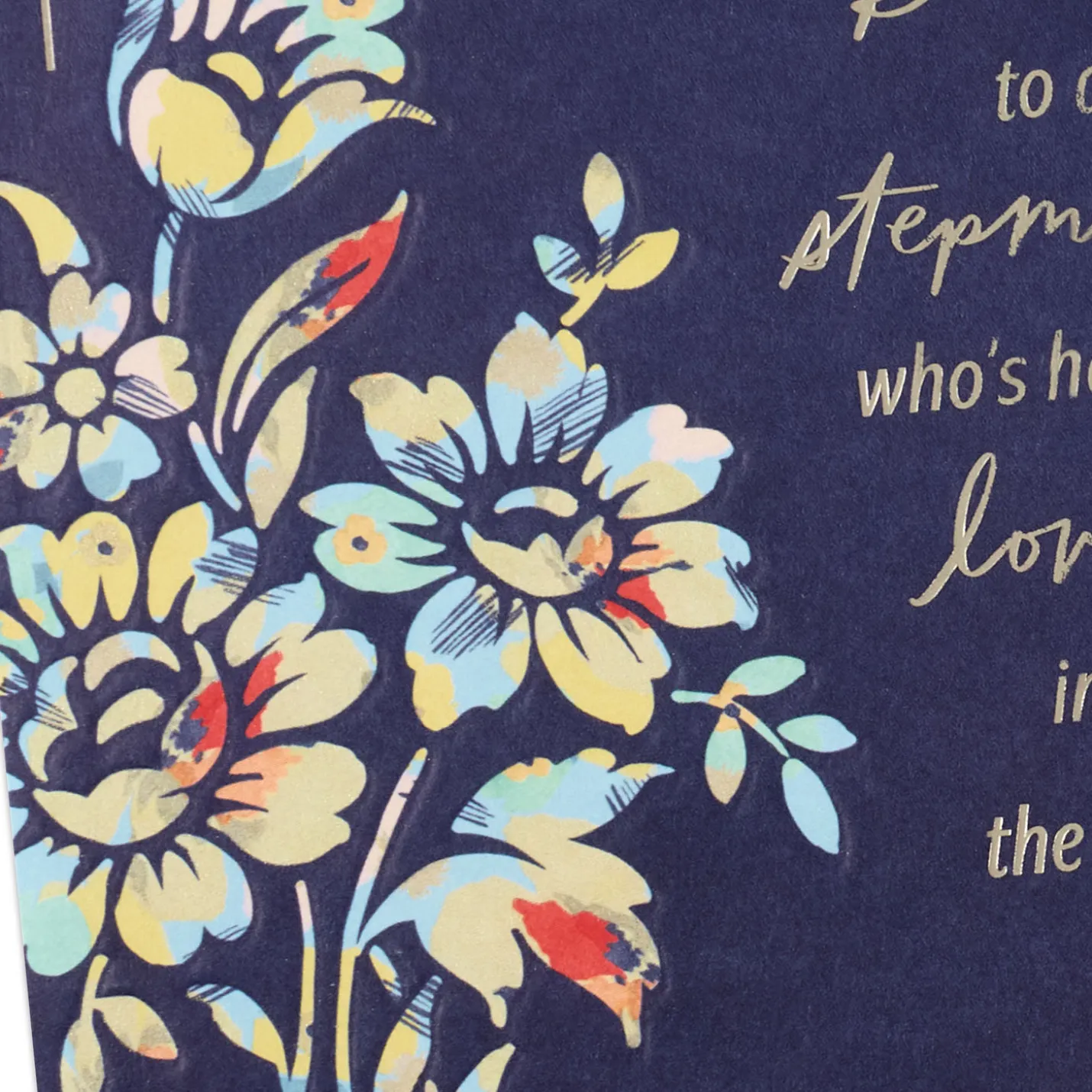 Thanks for Adding Extra Love to My Life Birthday Card for Stepmom
