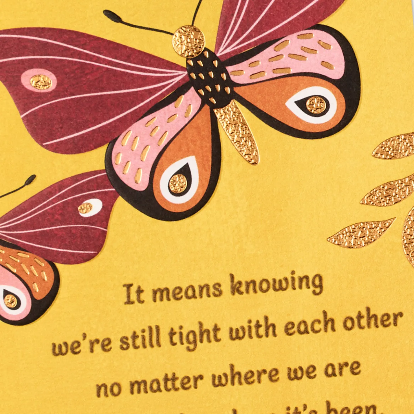 Thanks for Always Being There Card for Sister