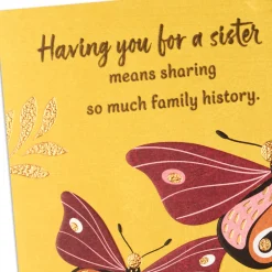 Thanks for Always Being There Card for Sister