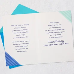 Thanks for Being You Birthday Card for Husband From Wife