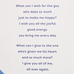 Thanks for Being You Birthday Card for Husband From Wife