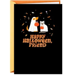 Thanks for Raising My Spirits Halloween Card for Friend