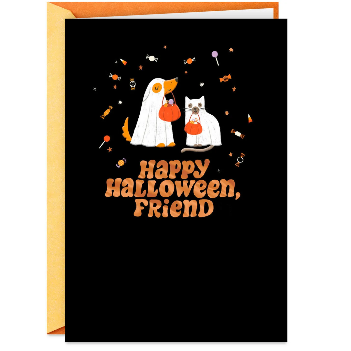 Thanks for Raising My Spirits Halloween Card for Friend