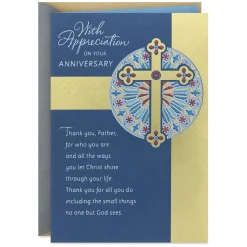 Thank You, Father Ordination Anniversary Card for Priest