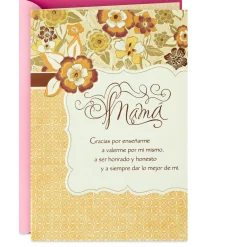 Thank You for Everything Spanish-Language Birthday Card for Mom