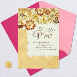 Thank You for Everything Spanish-Language Birthday Card for Mom
