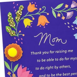 Thank You for Raising Me Birthday Card for Mom