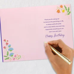 Thank You for Raising Me Birthday Card for Mom