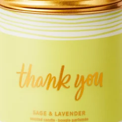 Thank You Scented Single-Wick Jar Candle, 7 oz.