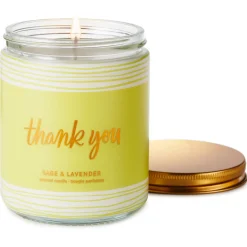 Thank You Scented Single-Wick Jar Candle, 7 oz.