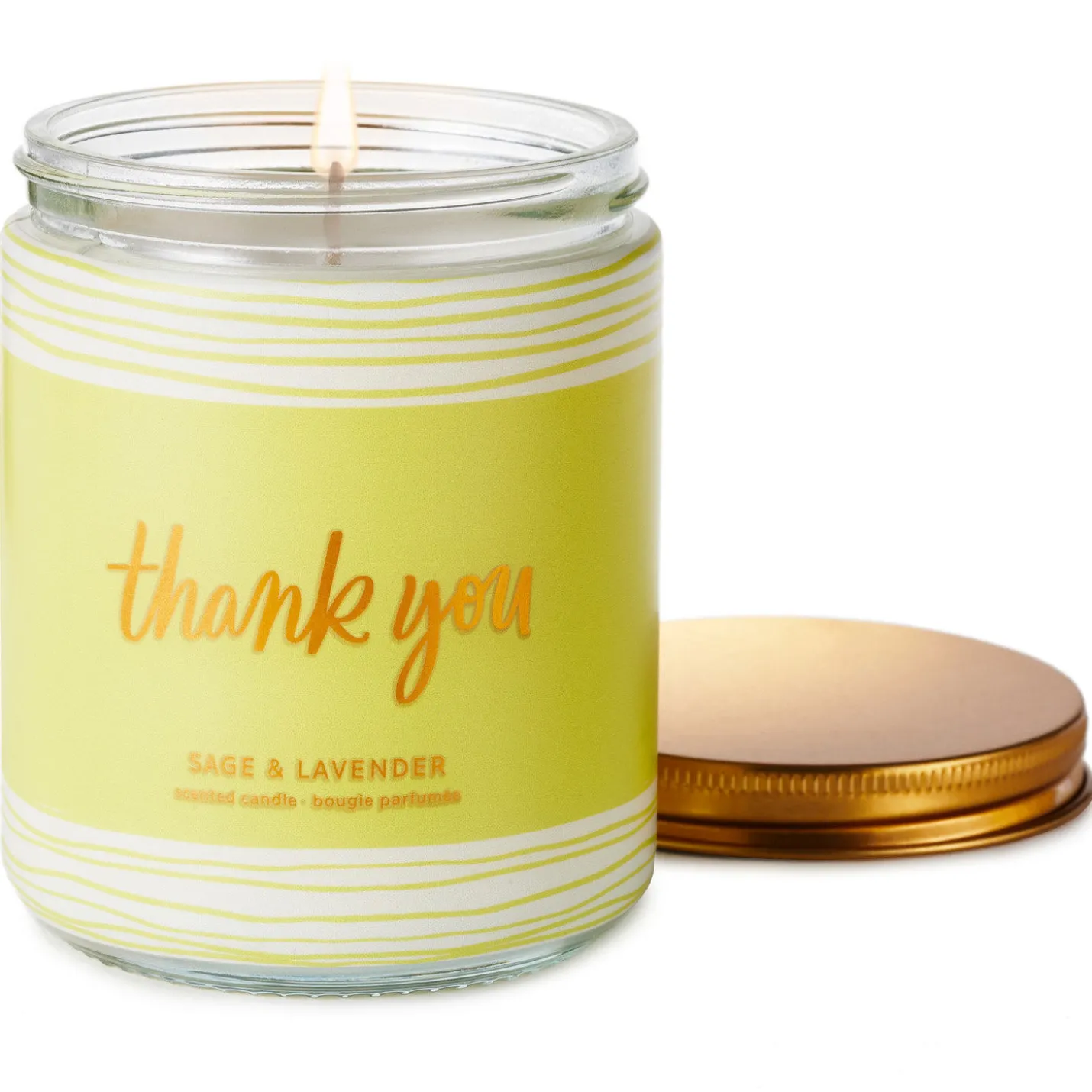 Thank You Scented Single-Wick Jar Candle, 7 oz.