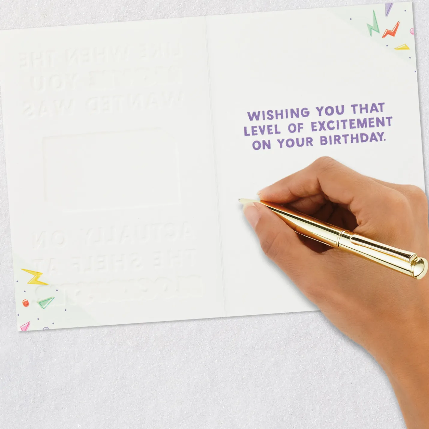 That Level of Excitement Funny Birthday Card