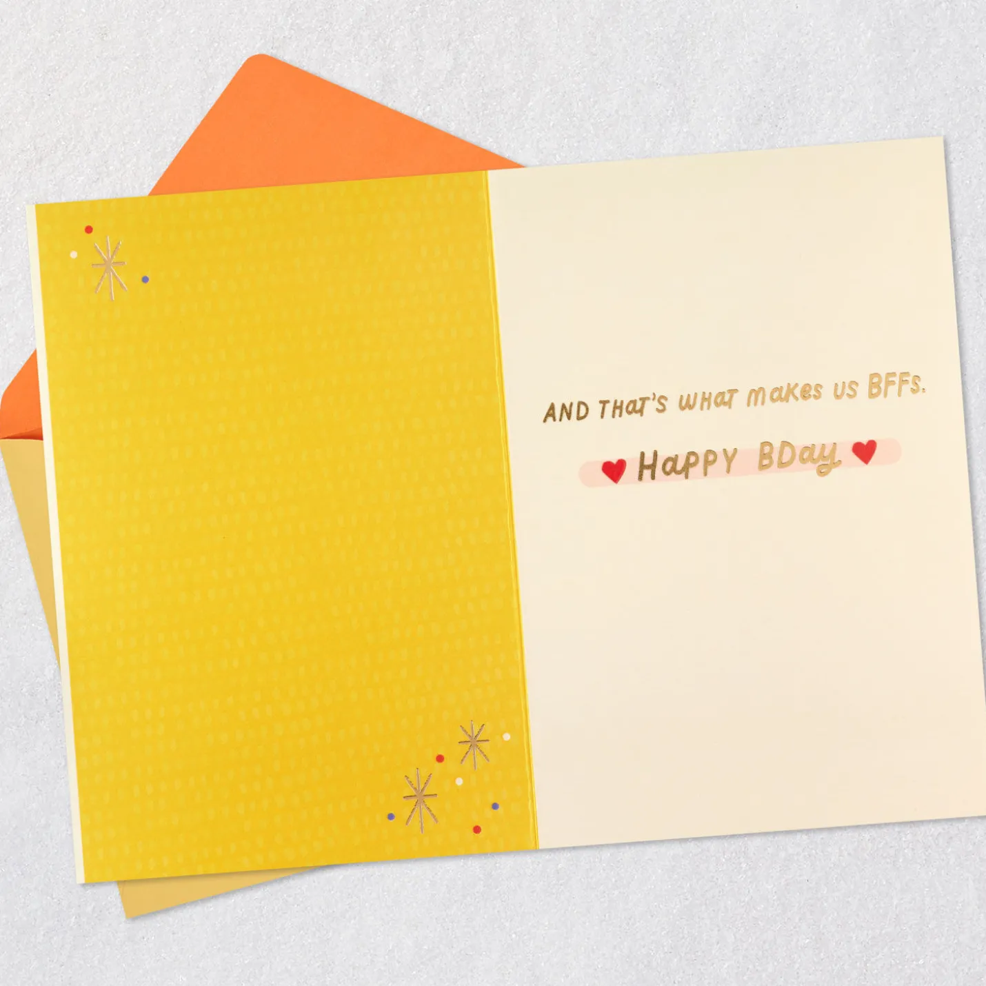 That's What makes Us BFFs Birthday Card for Friend