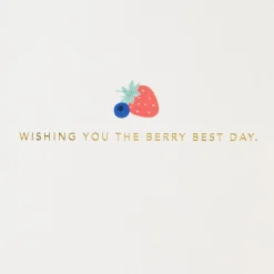 The Berry Best Day Birthday Card