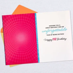 The Fun Has Begun Musical Light-Up 16th Birthday Card