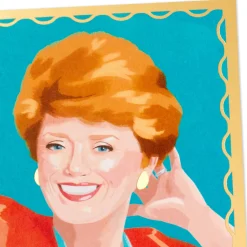 The Golden Girls Blanche My Beauty Is a Curse Funny Birthday Card