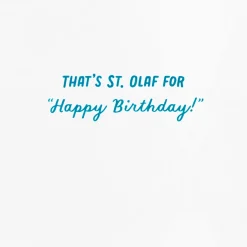 The Golden Girls Rose St. Olaf Funny Birthday Card