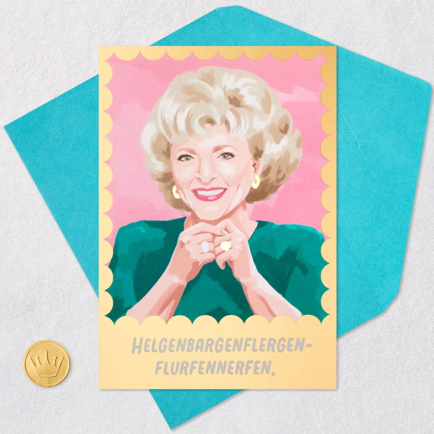 The Golden Girls Rose St. Olaf Funny Birthday Card